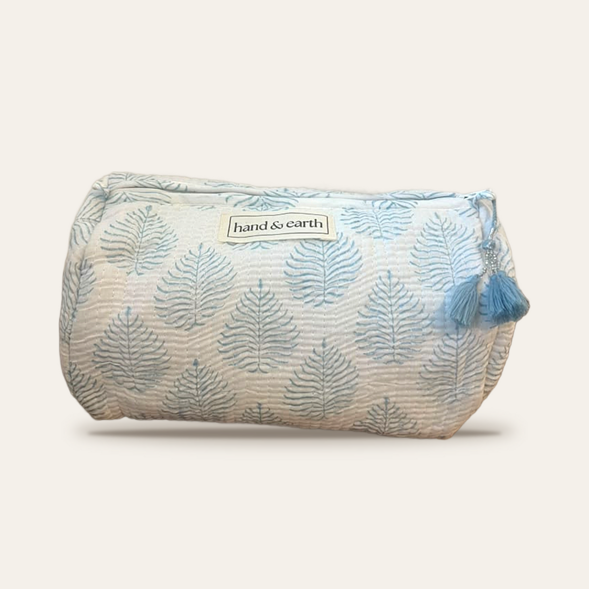 Sky Leaf Cotton 3-in-1 Travel Pouch Set