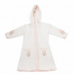 Jelly Fish Hand-blockprinted Baby Bathrobe