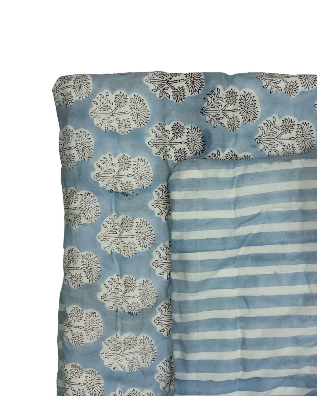 Hand block-printed Jaipuri Quilt