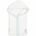 Blue Birdie Hand-block printed Bathrobe for Kids