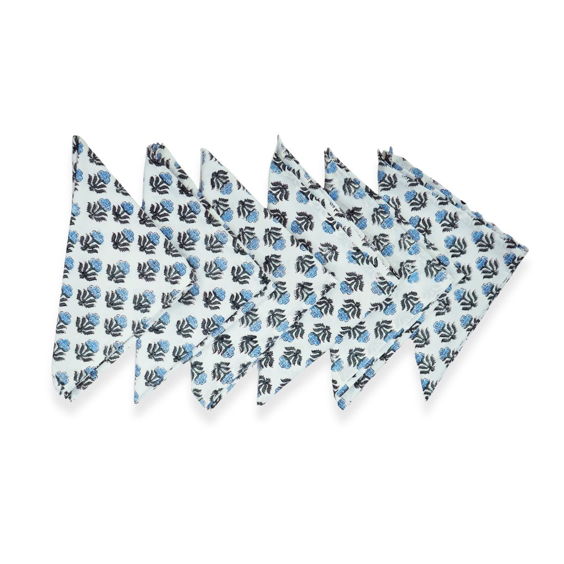 Azure Bloom Napkin