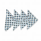 Azure Bloom Napkin Set of 4