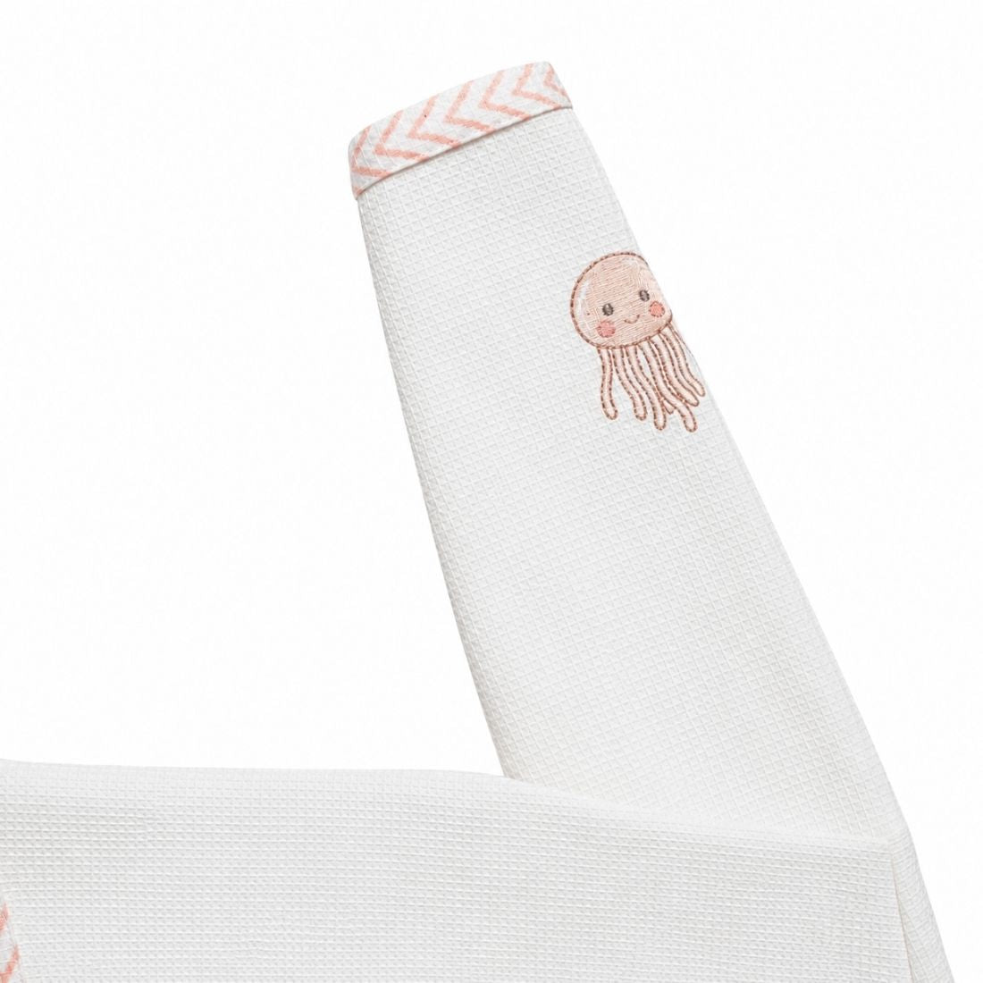 Jelly Fish Hand-blockprinted Baby Bathrobe