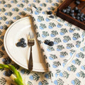 Azure Bloom Napkin Set of 4