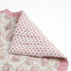 Jelly Fish Hand-Block Printed Cotton Baby Quilt
