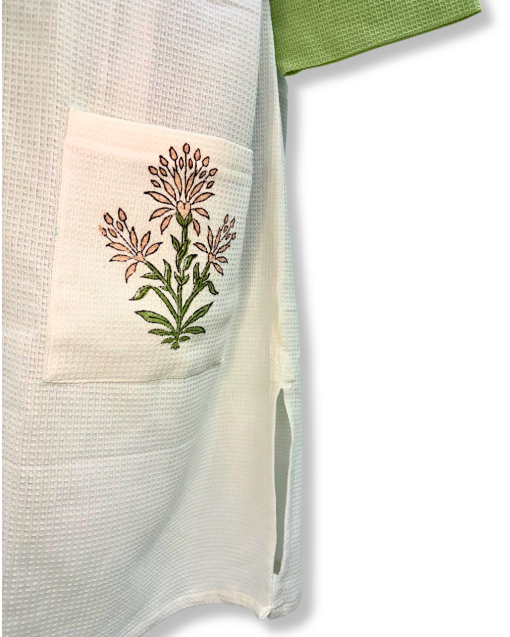 Female Hand-blockprinted Bathrobe