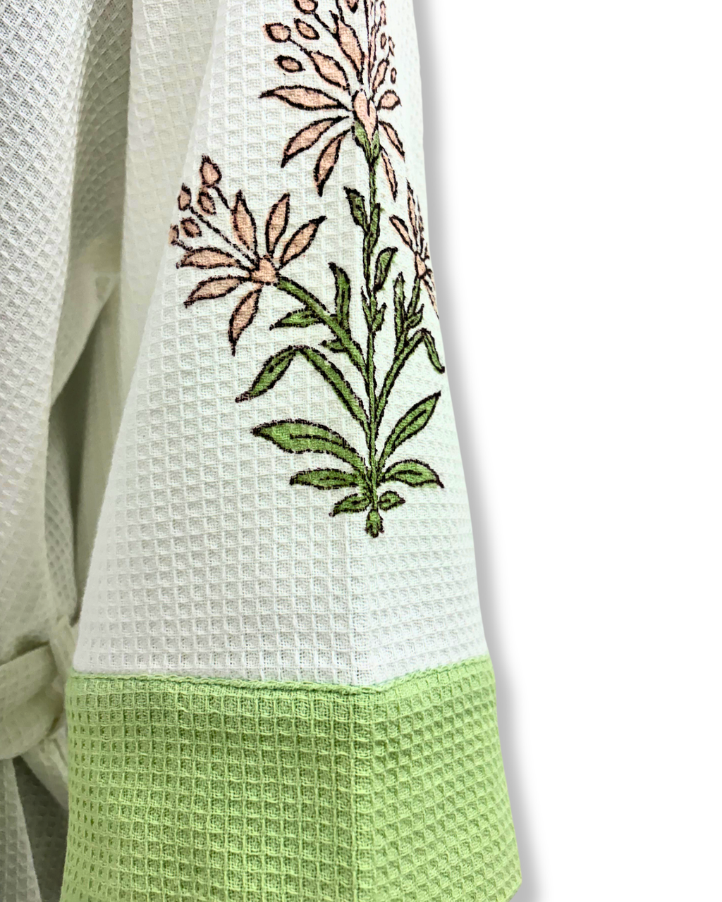 Female Hand-blockprinted Bathrobe