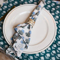 Azure Bloom Napkin
