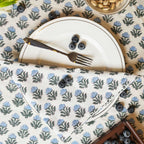 Azure Bloom Napkin