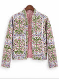 Jardin Rose Quilted Cotton Jacket