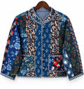 Azure Heirloom Reversible Quilted Cotton Jacket