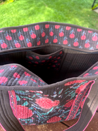 Cocoa Marigold Quilted Tote Bag