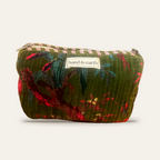 Olive Bird Velvet 3-in-1 Travel Pouch Set