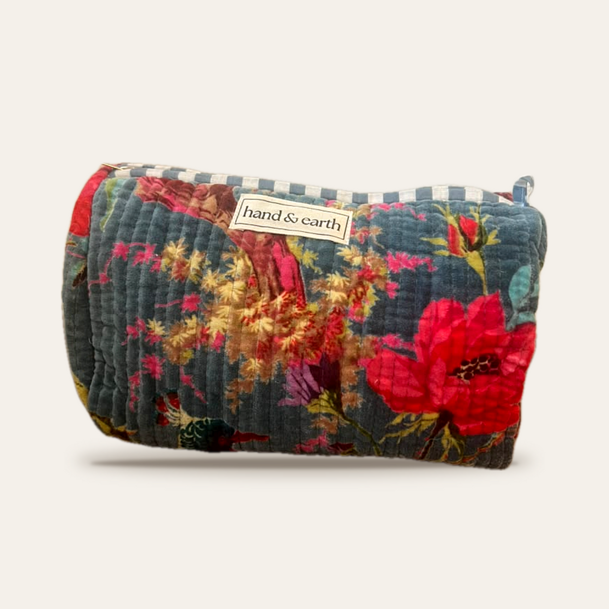 Slate Garden Velvet 3-in-1 Travel Pouch Set
