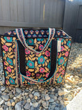 Floral Garden Quilted Tote Bag
