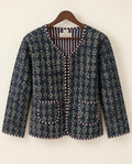 Indigo Whisper Reversible Quilted Cotton Jacket